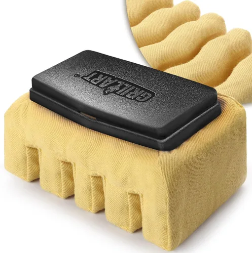 Miniatura 9 de GRILLART Cepillo de parrilla sin cerdas, herramienta de limpieza de vapor segura, cabezal reemplazable para cualquier tipo de rejilla, mango largo