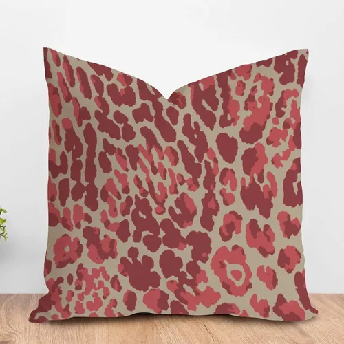 Miniatura 45 de ArogGeld Funda de almohada para sofá, guepardo y leopardo, estampado de leopardo, funda de cojín decorativa de granja para sala de estar