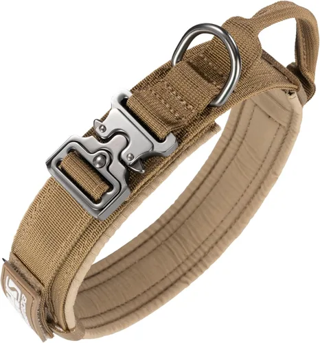 Miniatura 19 de EXCELLENT ELITE SPANKER Collar de nailon para cachorro, ajustable, suave, acolchado, resistente, hebilla de liberación rápida, ligero, sin Negro