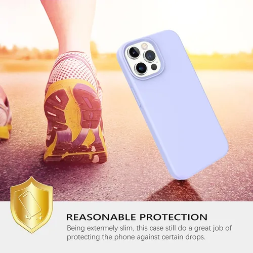 Miniatura 306 de GUAGUA Funda compatible con iPhone 17 Pro Max de 6.9 pulgadas, silicona líquida, goma de gel suave, delgada, forro de microfibra delgada