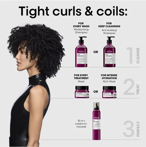 Miniatura 5 de L'Oréal Professionnel Paris Máscara Rica de Expresión de Rizos - Para cabello rizado y rizado, proporciona hidratación intensa y definición