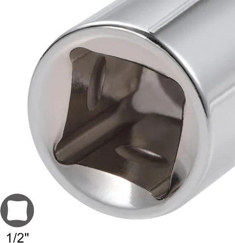 Miniatura 4 de uxcell 3 unidades de 1/2 pulgada (F) x 3/8 pulgadas (M) reductor de enchufe para llaves de trinquete, hembra a macho, Cr-V