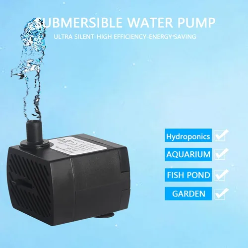 Miniatura 5 de Bomba sumergible, mini bomba de fuente de agua para fuente de estanque, acuarios, pecera, estatua, hidroponía, estatua