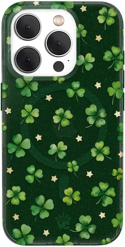 Miniatura 8 de VELVET CAVIAR Funda para iPhone 15 Pro, compatible con MagSafe, probada en caídas de 10 pies, estampado de leopardo y amatista púrpura