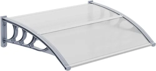 Miniatura 22 de VINGLI Toldo para Ventana Toldo para Puerta Exterior, 30" x 40" Toldos para Puertas Cubierta de Policarbonato Toldo para Puerta de Patio Protección
