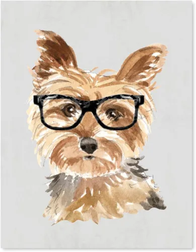 Miniatura 15 de Andaz Press Póster impreso para pared de perro, 8.5 x 11 pulgadas, Shih Tzu en lazo rosa, 1 paquete, regalo de cumpleaños de Navidad, sin marco