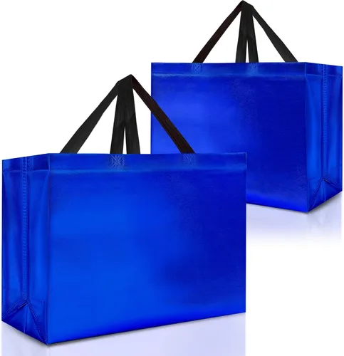 Miniatura 31 de Nush Nush Bolsas de regalo negras extragrandes – Juego de 12 bolsas de regalo reutilizables XL con asas – Bolsa de regalo ideal para regalos