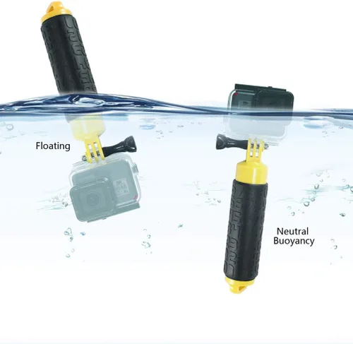 Miniatura 6 de Monopod flotante impermeable para GoPro Hero 1 2 3 3+ 4 5 6 7 8 9 10 11 sesión 2018 cámara de acción, y AKASO EK5000 EK7000/SJCAM SJ4000 SJ5000