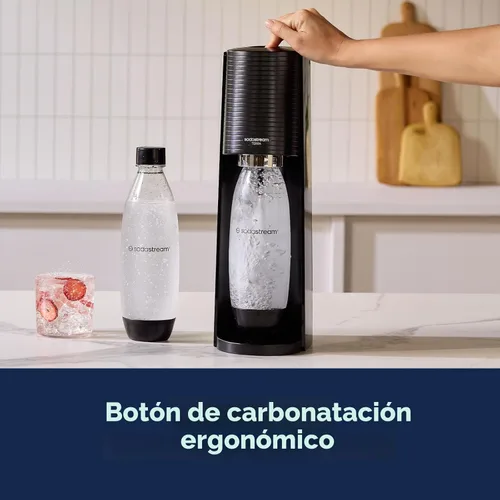 Miniatura 4 de SodaStream - Máquina de agua con gas Terra - KIT DE INICIO - Elaborador de agua con gas con CO2 y Bubly Drop - Ecológico, sin necesidad