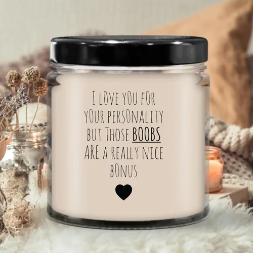 Miniatura 2 de Boobs are Nice - Velas de regalo para mujeres, regalos para ella, esposa, novia, regalos de cumpleaños para mujeres, mamá, mejor amiga, regalo