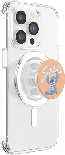 Miniatura 3 de Disney Lilo & Stitch Winking Stitch PopSockets MagSafe PopGrip para iPhone
