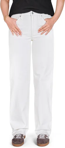 Miniatura 11 de Pantalones clásicos de mezclilla de tiro medio y corte recto para mujer