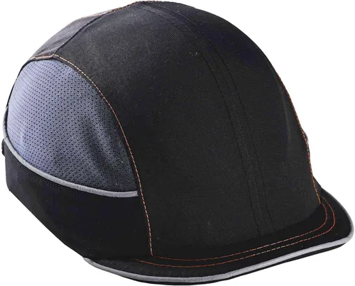 Miniatura 12 de Gorra de seguridad Ergodyne, estilo gorra de béisbol, cómoda protección para la cabeza, visera larga, Skullerz 8950, azul marino, larga