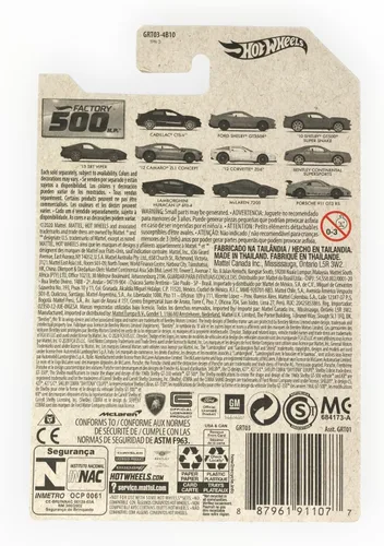 Miniatura 2 de Hot Wheels Ford Shelby GT350R, [Naranja] Factory 500 2/10