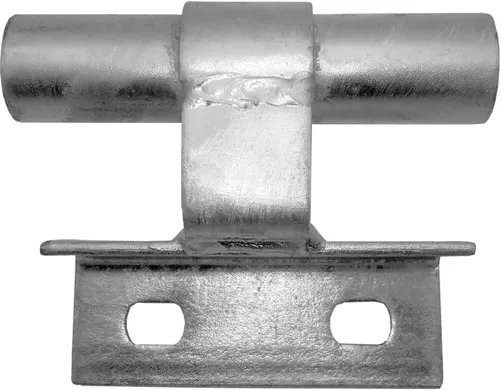 Miniatura 11 de Jake Sales Soporte de riel para puerta rodante/deslizante - Montaje en pared: para tubería de riel de 1-5/8" [parte trasera plana]