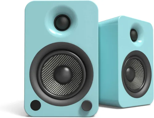 Miniatura 20 de Kanto YU4GB Altavoces alimentados con Bluetooth y preamplificador phono incorporado Apagado y encendido automáticos Control remoto incluido