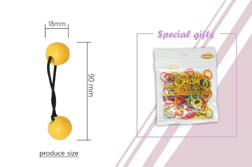 Miniatura 5 de KOKO - Priemum - 20 ligas elásticas para el pelo de burbujas de 0.709 in. Accesorios elásticos coloridos para bebés, niños, niñas, mujeres de todas