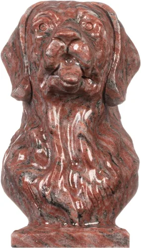 Miniatura 10 de Nupuyai Estatua de cabeza de perro de jade verde natural para decoración de oficina en casa, figura de animal tallada curativa, escultura