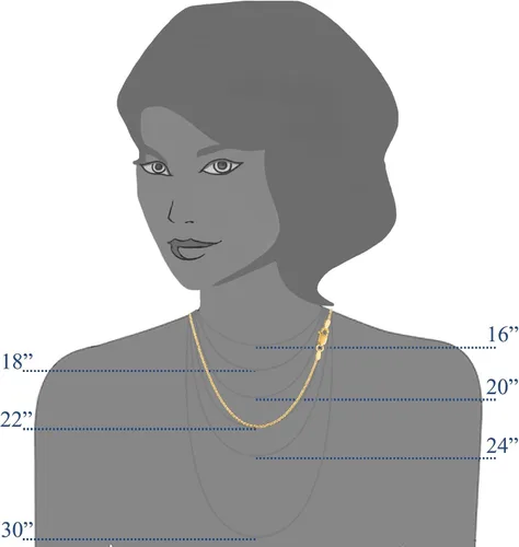Miniatura 3 de Jewelry Affairs Collar de cadena brillante de oro amarillo de 14 quilates, 0.035 in