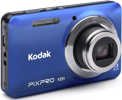 Miniatura 2 de Kodak PIXPRO FZ53 cámara digital de 16 Mp con zoom favorable, cámara digital con zoom óptico 5X y pantalla LCD de 2.7 pulgadas (negra)