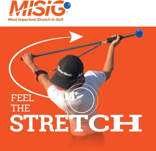 Miniatura 2 de The Most Important Stretch in Golf - Un dispositivo, estiramiento de golf, ejercicio de golf, tren de swing de golf en un solo movimiento. Práctica