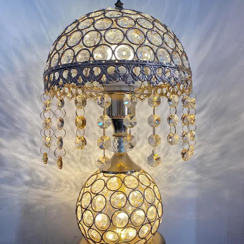 Miniatura 6 de 6 pies de cuentas de cristal para candelabro, cadena de cuentas de cristal colgante, cortina de puerta, candelabro, decoración de fiesta de bodas
