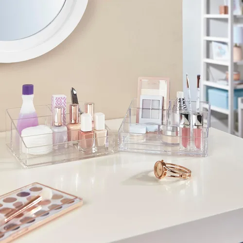 Miniatura 6 de Organizador de maquillajes de plástico de calidad premium.