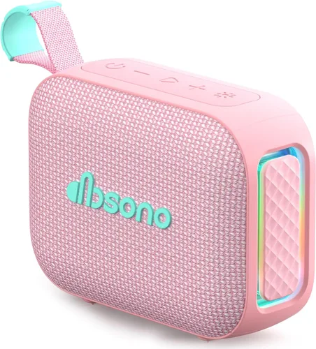 Miniatura 11 de Altavoz Bluetooth portátil resistente al agua: Sonido IPX5 HD hasta 24 horas de reproducción, emparejamiento TWS, luz LED, altavoz al aire libre