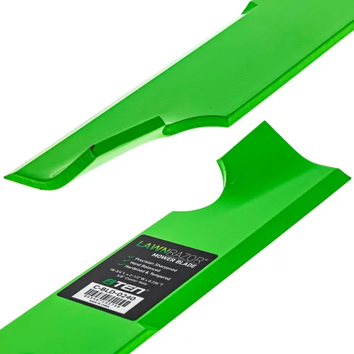 Miniatura 4 de 8TEN LawnRazor - Juego de cuchillas para Bad Boy MZ Magnum Outlaw ZT CZT de 54 pulgadas 038-0001-00 038-0005-00 (elevación alta con muescas) paquete