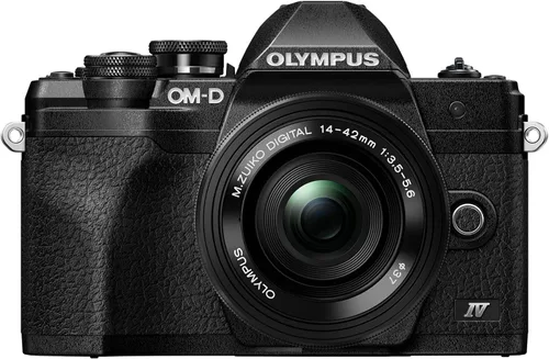 Miniatura 3 de Paquete de OM SYSTEM Olympus E-M10 Mark IV Plata Cámara del Sistema Micro Cuatro Tercios de 20MP Sensor Estabilización de Imagen de 5 Ejes Vídeo 4K
