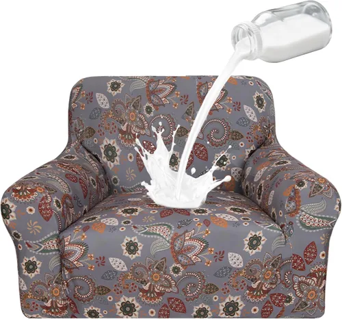 Miniatura 50 de ALIECOM Fundas para Sillas 100% Impermeables, Funda para Sillón para Sala de Estar, Apta para Mascotas, Fundas para Sillones Lavables, Funda