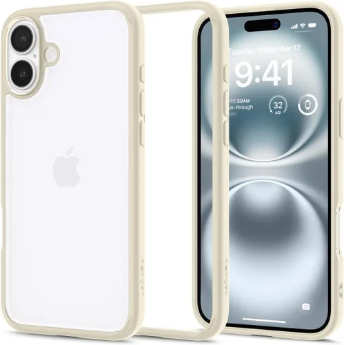 Miniatura 44 de Spigen Funda para iPhone 12 Mini, ultra híbrida, sin anillo magnético, antiamarilleo, transparente