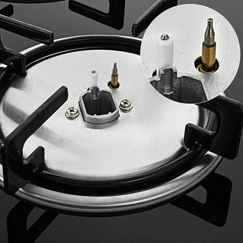 Miniatura 7 de Estufa de cocina de gas de 23 pulgadas, 4 quemadores, cocina de superficie de vidrio templado incorporada a NG/LPG convertible a gas