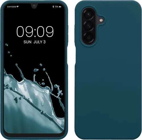 Miniatura 165 de kwmobile Funda Compatible con Samsung Galaxy A14 5G - Funda de teléfono de TPU y silicona con acabado suave - Verde Lima