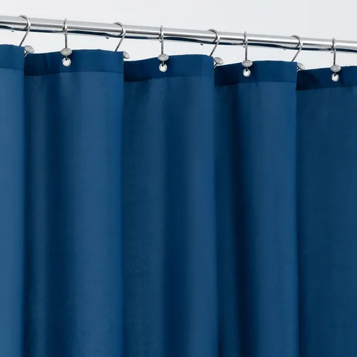 Miniatura 11 de ALYVIA SPRING - Forro de tela impermeable para cortina de ducha, cortina de tela lavable para baño - Tamaño estándar 72 x 72, azul