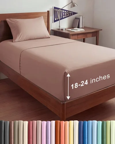 Miniatura 109 de Sábanas King divididas con bolsillos extra profundos, sábanas transpirables y refrescantes de 5 piezas, sábanas de lujo para hotel, suaves, sin 22