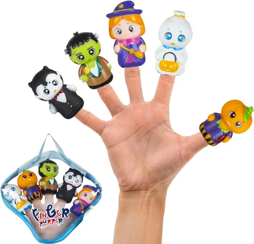 Miniatura 8 de Juguetes de marionetas de dedo de Navidad para niños, marionetas de dedo para niños pequeños de 1 a 3 años, juguetes de Navidad para bebés, juguete