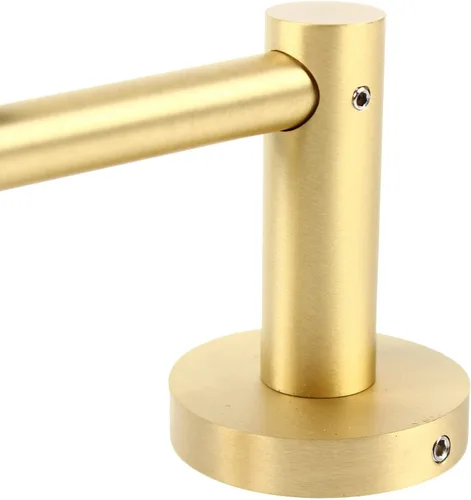 Miniatura 7 de Toallero – Percha giratoria para colgar en la pared, 6 ganchos (latón) para baño y sala de estar