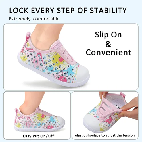 Miniatura 5 de Fires Zapatos de agua para niños y niñas, de secado rápido, transpirables, calcetines de agua descalzos para playa, natación, zapatos deportivos