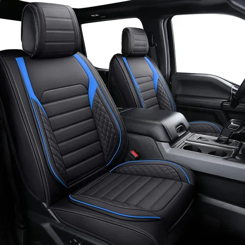 Miniatura 8 de YIERTAI Fundas de asiento F150 compatibles con Ford F-150 2009-2025 2026 2017-2025 2026 F250 F350 F450 Camión Crew Cab Supercab Super Duty Limited