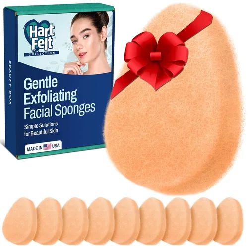 Miniatura 13 de HartFelt Limpiador facial redondo para mujer, esponjas faciales reutilizables para limpieza diaria, almohadillas exfoliantes faciales para eliminar