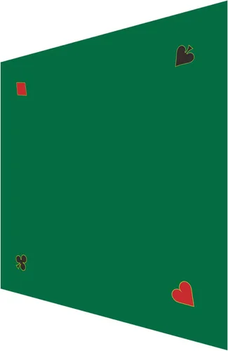 GSE Games & Sports Expert Fieltro de mesa de juego de cartas de póquer de 40" x 40", tapete de diseño de póquer de naipes de casino para mesa