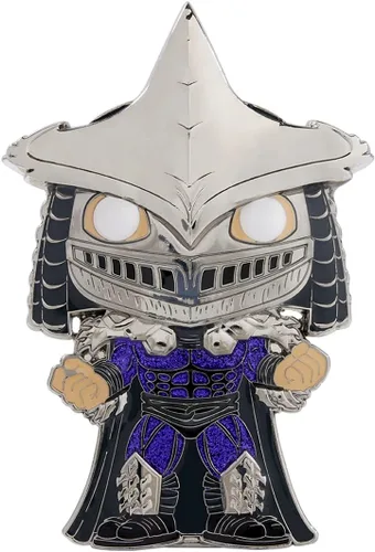 Funko Pop - Pin esmaltado: Tortugas Ninja Mutantes Adolescentes – Super Shredder, brilla en la oscuridad, Chance of Chase – Lindo broche