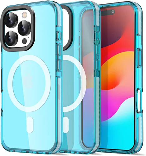 Miniatura 30 de AICase Funda protectora para iPhone 16 compatible con iPhone 16, delgada, ligera, transparente [no amarillenta] Diseño vibrante
