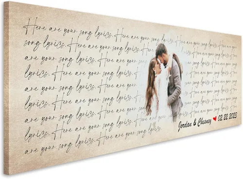 Miniatura 19 de SANTANNA Letras de música personalizadas, impresiones artísticas para decoración de pared (paisajes, pájaros rojos y árbol)