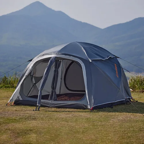 EchoSmile Tiendas de campaña para camping, tienda impermeable a prueba de viento con múltiples postes, tienda de campaña de cúpula amplia para 3-5