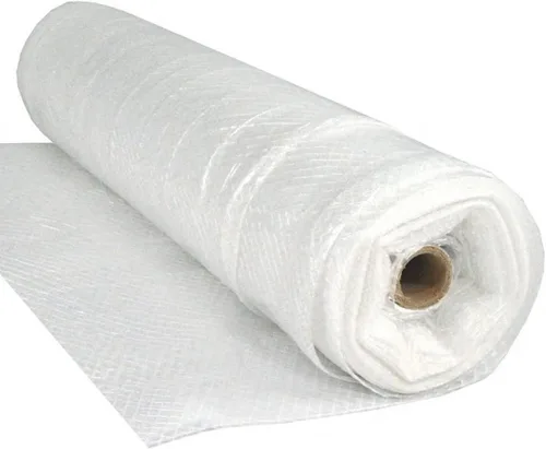 Farm Plastic Supply - Dura Skrim - Lámina de plástico transparente reforzada con cuerda - 10 mil - (6' x 50') - Rollo de polietileno reforzado