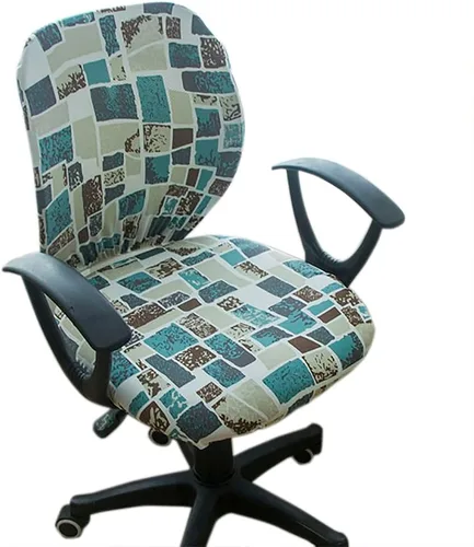 Miniatura 31 de Melaluxe Funda para silla de oficina de computadora, funda universal protectora y elástica para silla giratoria elástica Totam