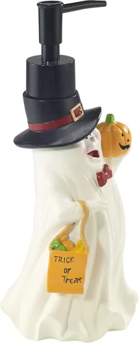 Miniatura 2 de Avanti Linens - Dispensador de jabón/bomba de loción, artículos esenciales para el baño de invitados, decoración del hogar con diseño de fantasma
