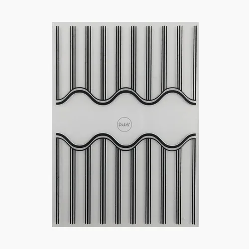 DzIxY Fondo de línea Carpetas de grabación en relieve de plástico para tarjetas que hacen suministros DIY papel 3D plantillas álbum manualidades